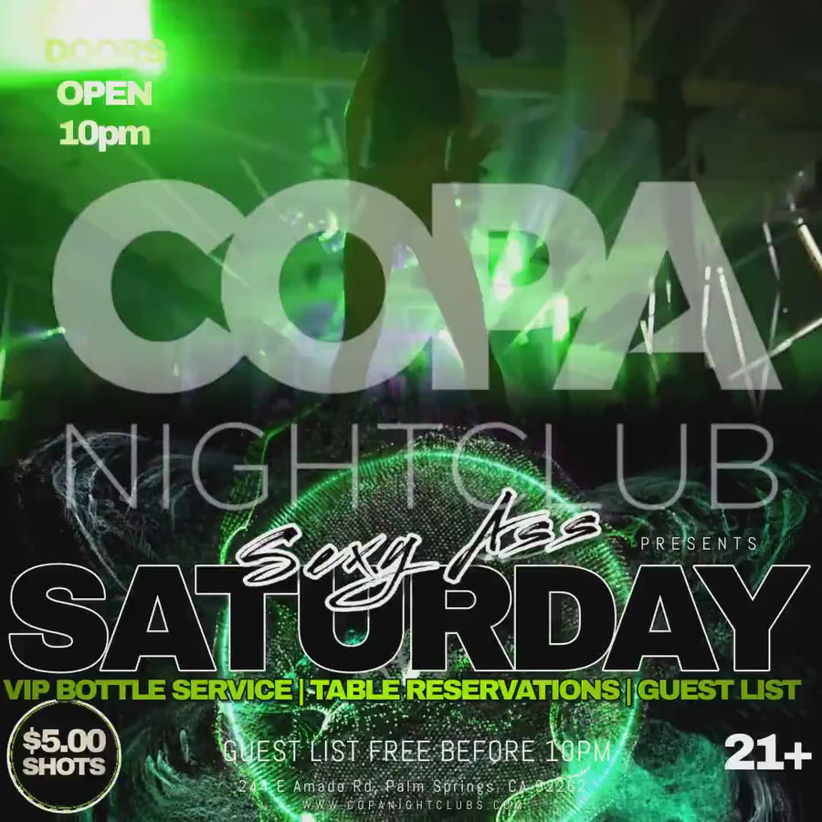 COPA Night Club - Saturday Night Party